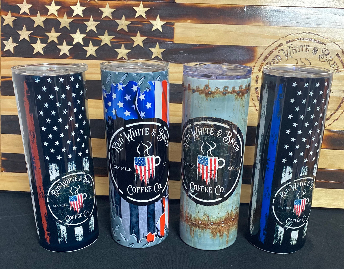 RWB 24oz Design Logo Tumbler